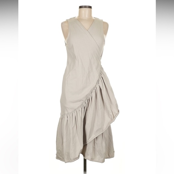 Zara Ruffled Wrap Dress - Picture 2 of 14